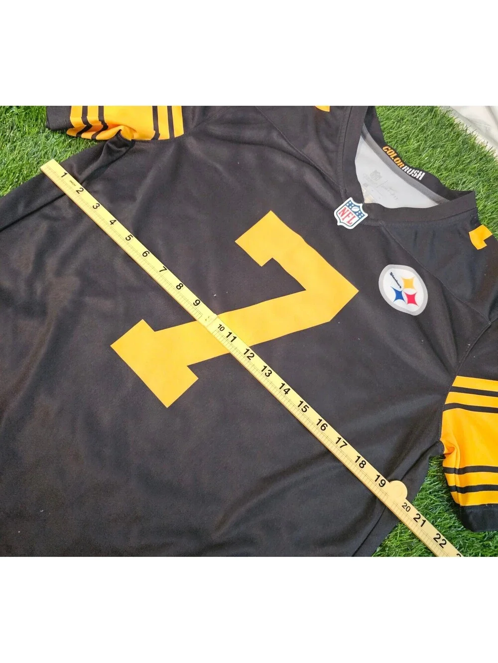 Authentic NFL Pittsburgh Steelers Color Rush #7 Football Jersey Medium